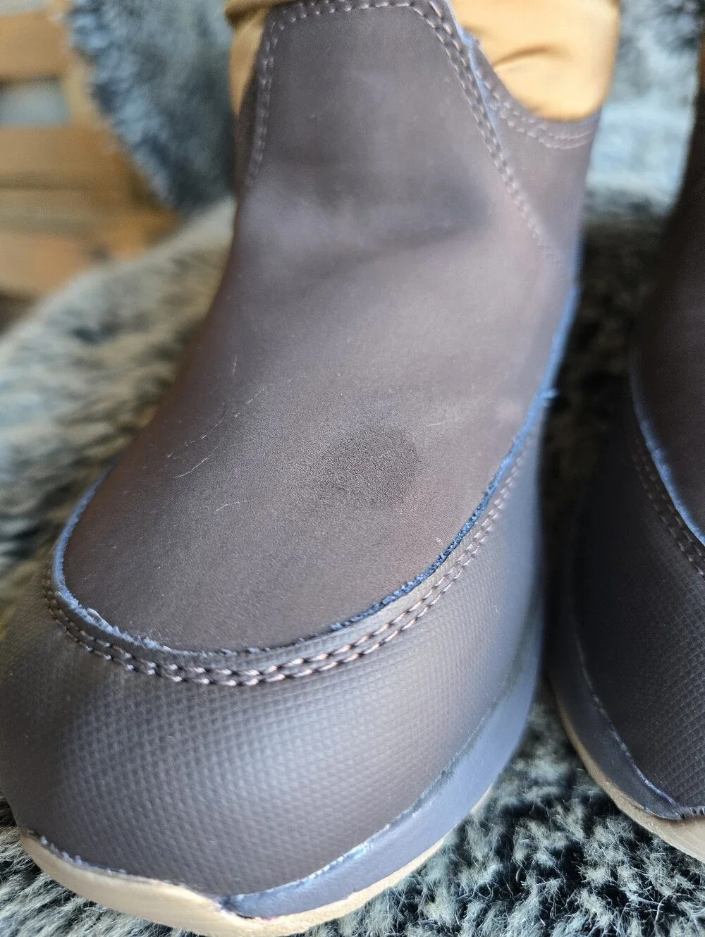 UGG Kids Brown and Tan Winter Boots